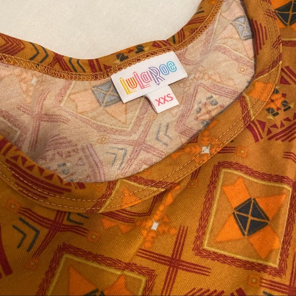 NWT LuLaroe Carly Swing Dress Size XXS pattern design - Picture 2 of 6